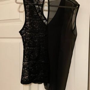 Sheer black tank